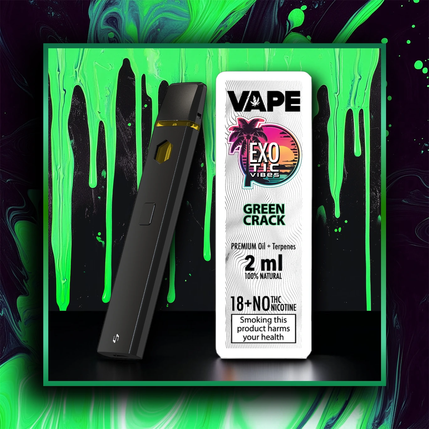 Green Crack HHC Premium Vape - 2.00 ml. HHC