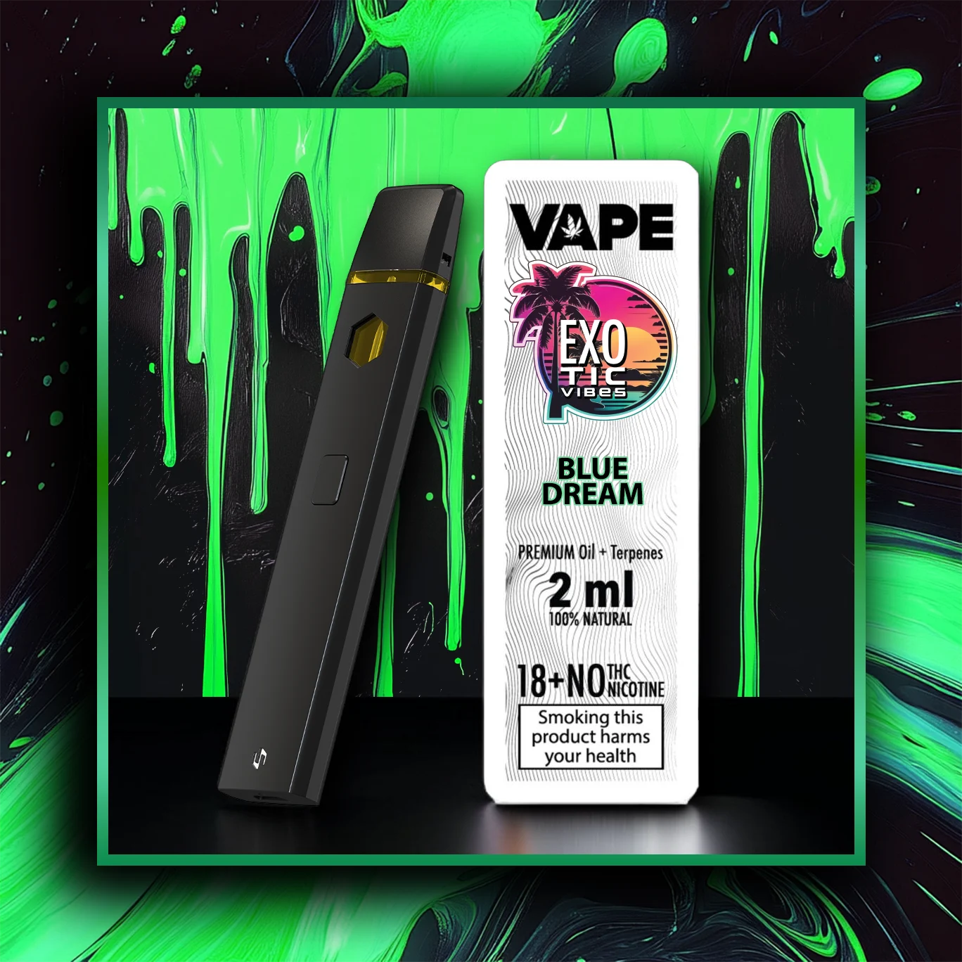 Blue Dream HHC Premium Vape - 2.00 ml. HHC