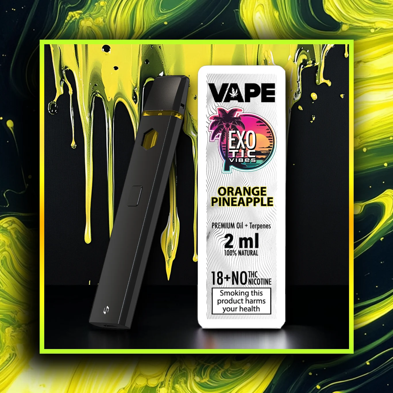 Orange Pineapple CB9 Premium Vape - 2.00 ml. CB9